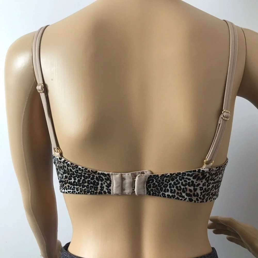 Victoria's Secret Push-Up Bra | 32DD | Cheetah Print